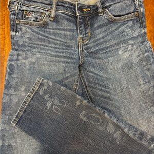 Hollister Capris With Flower Pattern